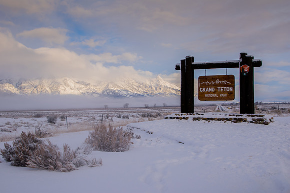 Winter in the Tetons
