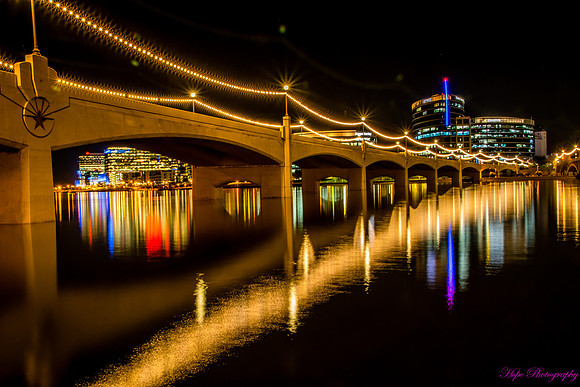 Tempe Town Lake at Night