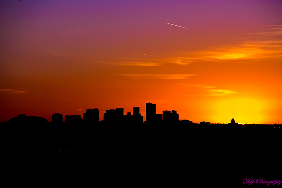 Phoenix Skyline at Sunset