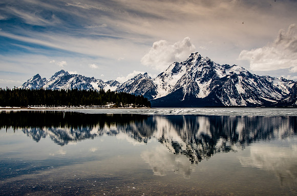 Colter Bay Mountain Reflections