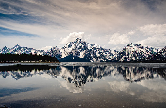Colter Bay Mountain Reflections