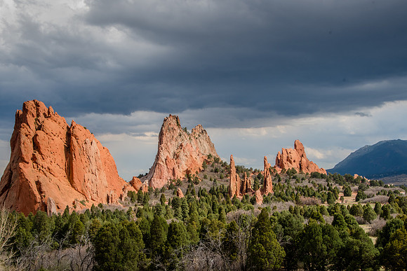 Storm Clouds over Garden of the Gods