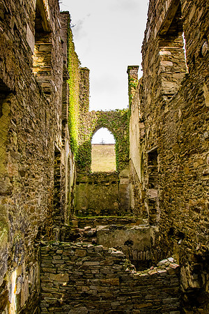 Clifden Castle Ruins hall Ireland