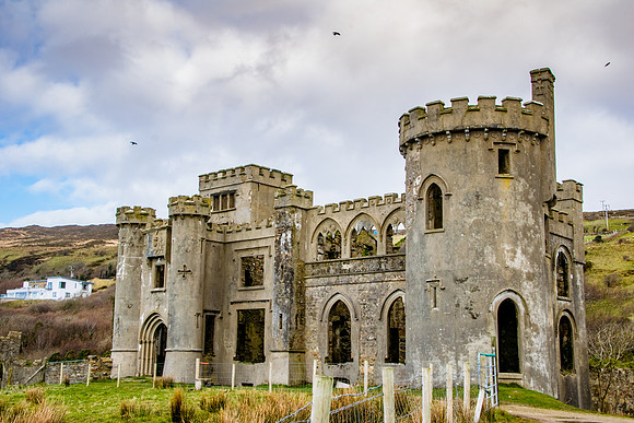 Clifden Castle Connemara Ireland