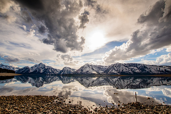 Colter Bay Mountain Reflections