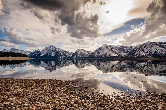 Colter Bay Mountain Reflections