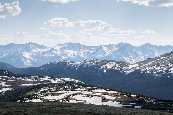 Alpine lakes and peaks