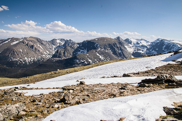 Snow melt in the Rockies