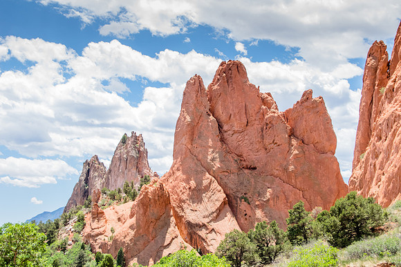 Red rocks of Garden of the Gods