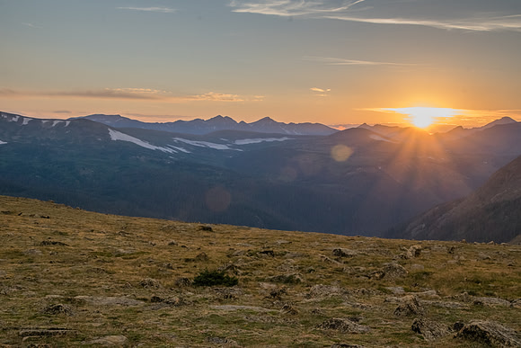 Sunset from Forest Canyon Overlook