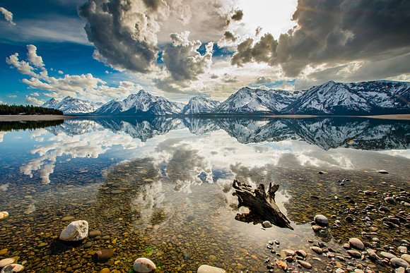 Colter Bay Mountain Reflections