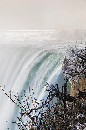 Chilly waters of Niagara Falls