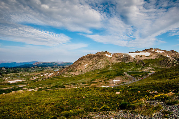 Scenic drive Beartooth Highway