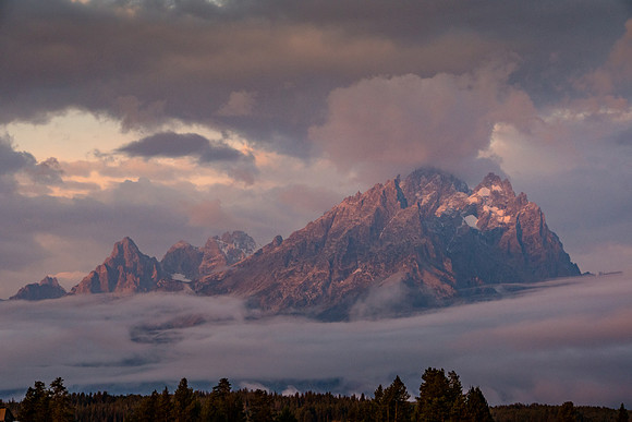 Sunrise in the Tetons